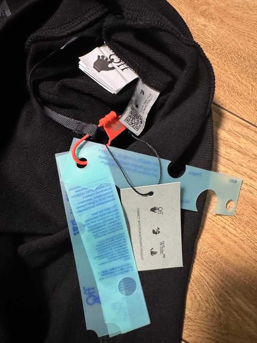 Off-White Arrow Logo Black Hoodie