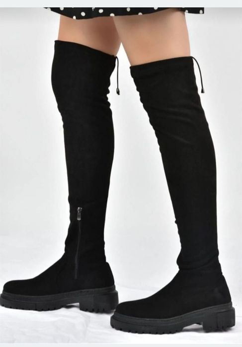 Дамски високи ботуши