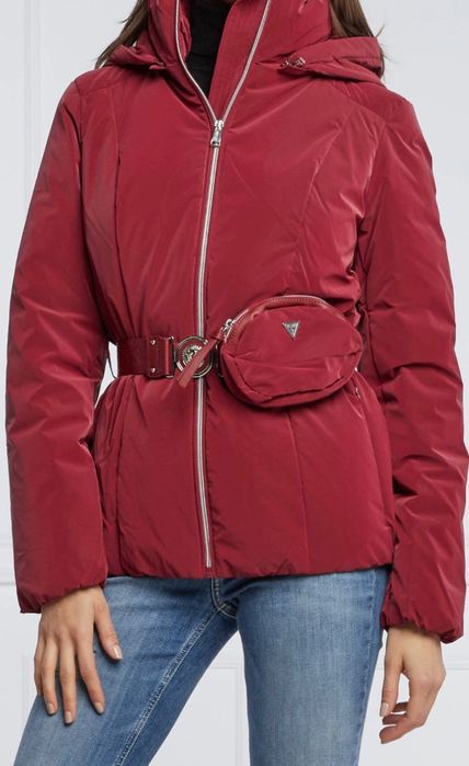 Дамско непромокаемо яке Guess Bella - бордо и маслинено