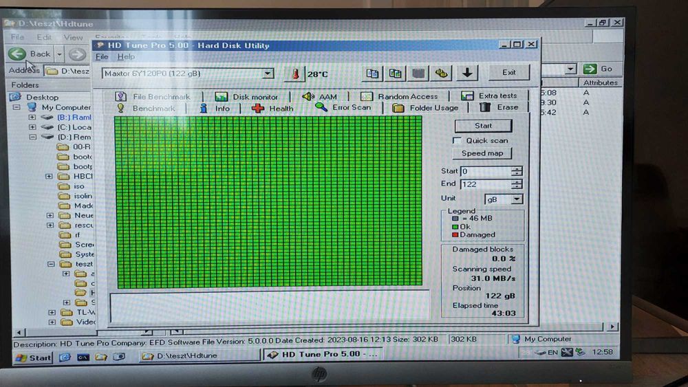 HDD 80GB IDE, placa video AGP, floppy, CD-ROM, Creativ soundblaster