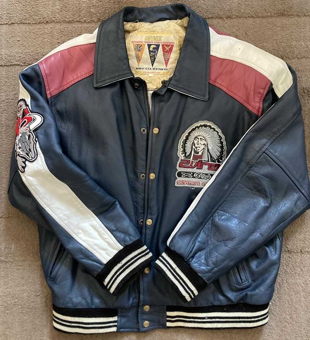 Geaca de piele Avirex 100% naturala