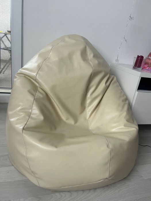 Fotoliu beanbag piele XL