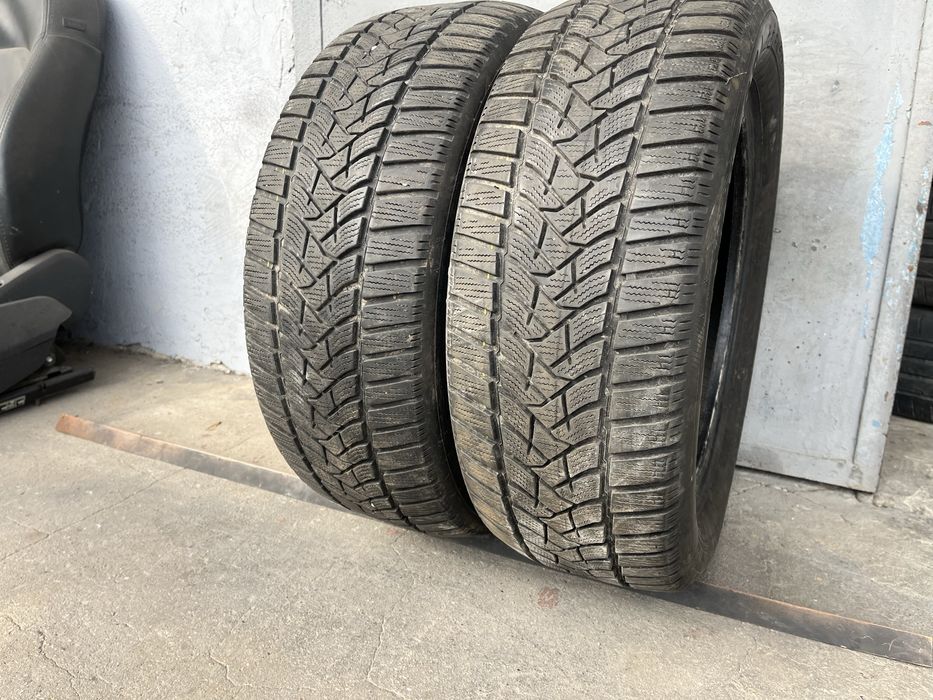 2 бр. зимни гуми 205/55/16 Dunlop 5,5 mm DOT 0519
