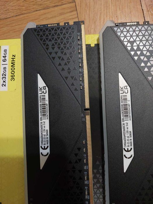 64GB 3600Mhz CL18 - Corsair Vengance RGB