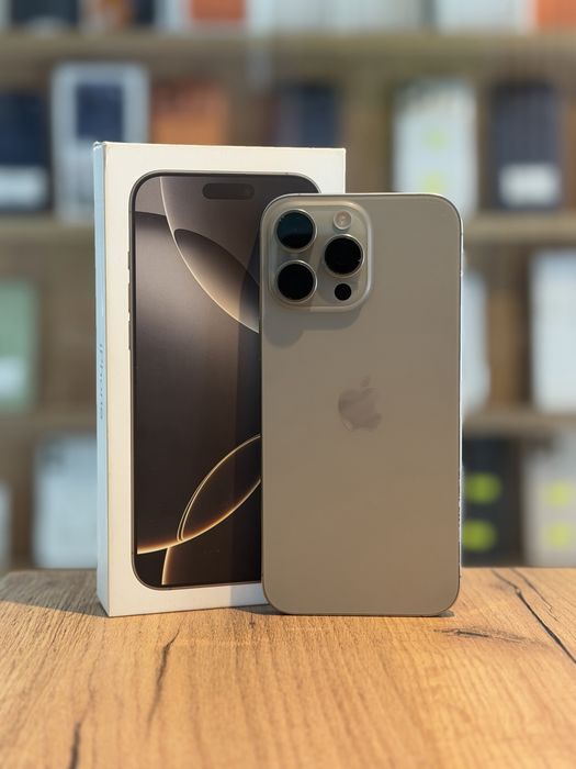 iPhone 16 Pro Max 256GB Natural/Baterie87%/Garantie 12 luni @atsgsm.ro