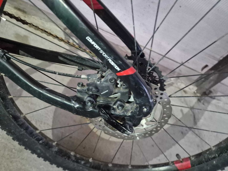 Bicicleta FullSuspention frane disc hidraulice roti mari 27.5 cadru XL