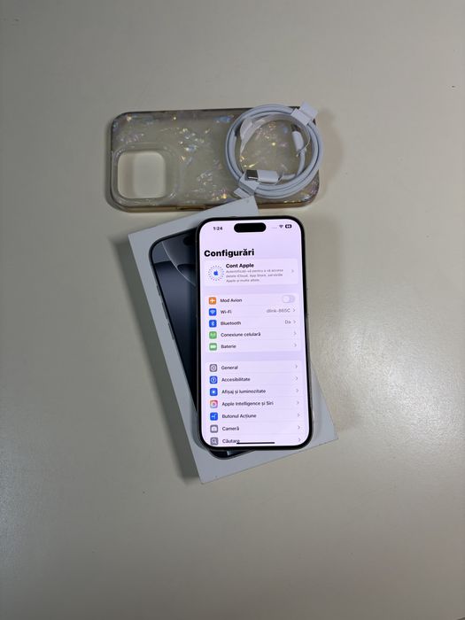 iPhone 15 Pro White ALB 128 GB, iPhone 14,14 Pro,16 Pro,17 Pro