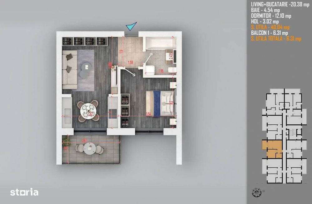 Apartament 2 camere
