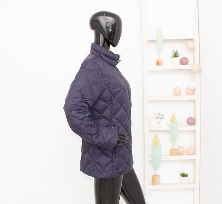 Ralph Lauren оригинално дамско пухено яке синьо diamond quilt пух М