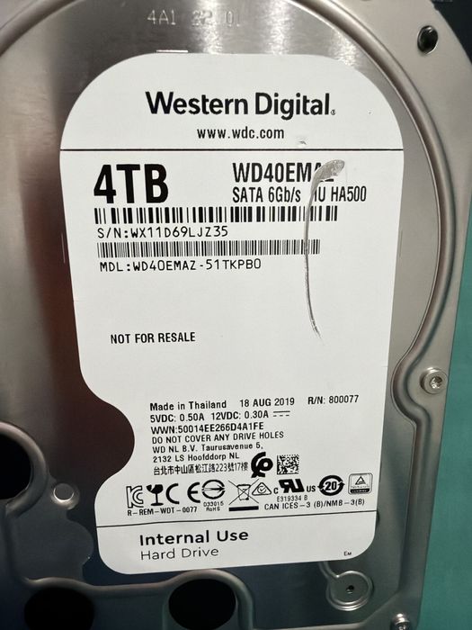 Hard disk 4 TB western digital
