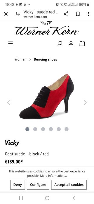 Vand o pereche de pantofi Nueva Epoca de la Werner Kern