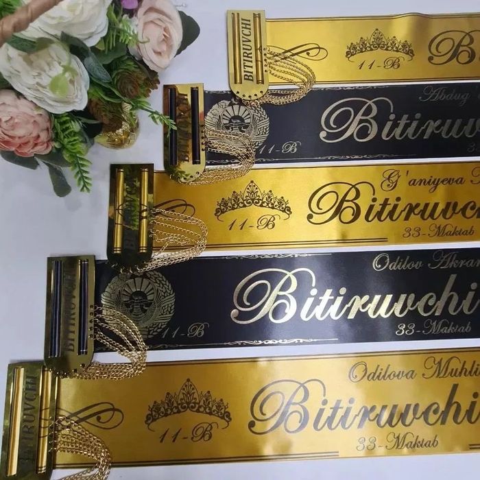Bitiruvchi lenta tayorlab beramiz 20 000 som dan випусник ленти