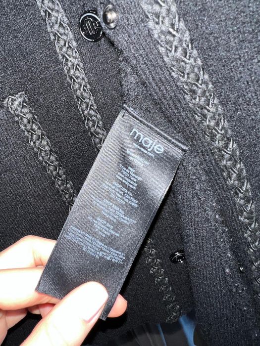 Maje черно Сако / жилетка