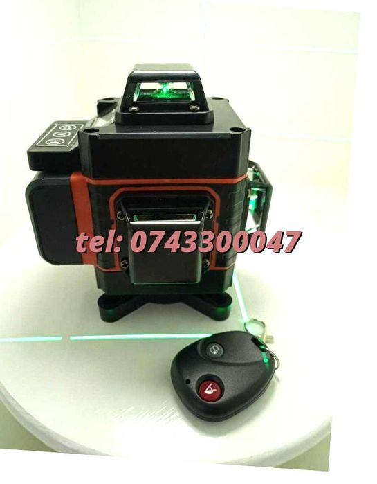 Superoferta Auto Nivela Fascicul Verde 16 Lini 4D 30M Cu Detector Miez Germania Pentru Masuratori Aliniere Si Trasare In Constructii auto-nivelare 16