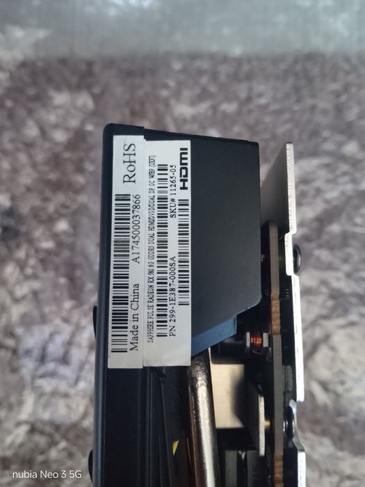 Vand Rx 580 8 gb