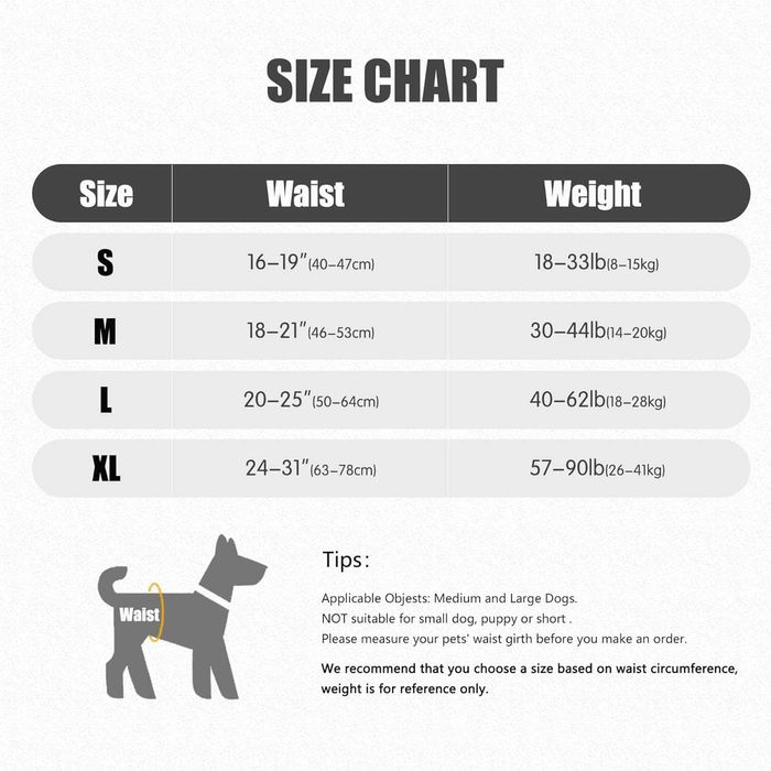 Повдигащ поддържащ нагръдник за задни крака на куче – размер XL, син!