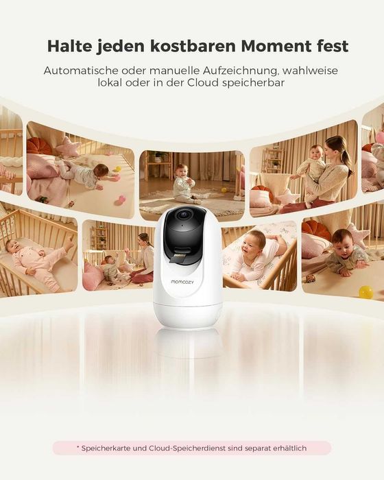 momcozy BM04 видео бебефон с 2 камери и приложение