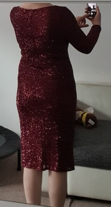 Rochie dama , cu paiete,  marime  42, XL/ XXL