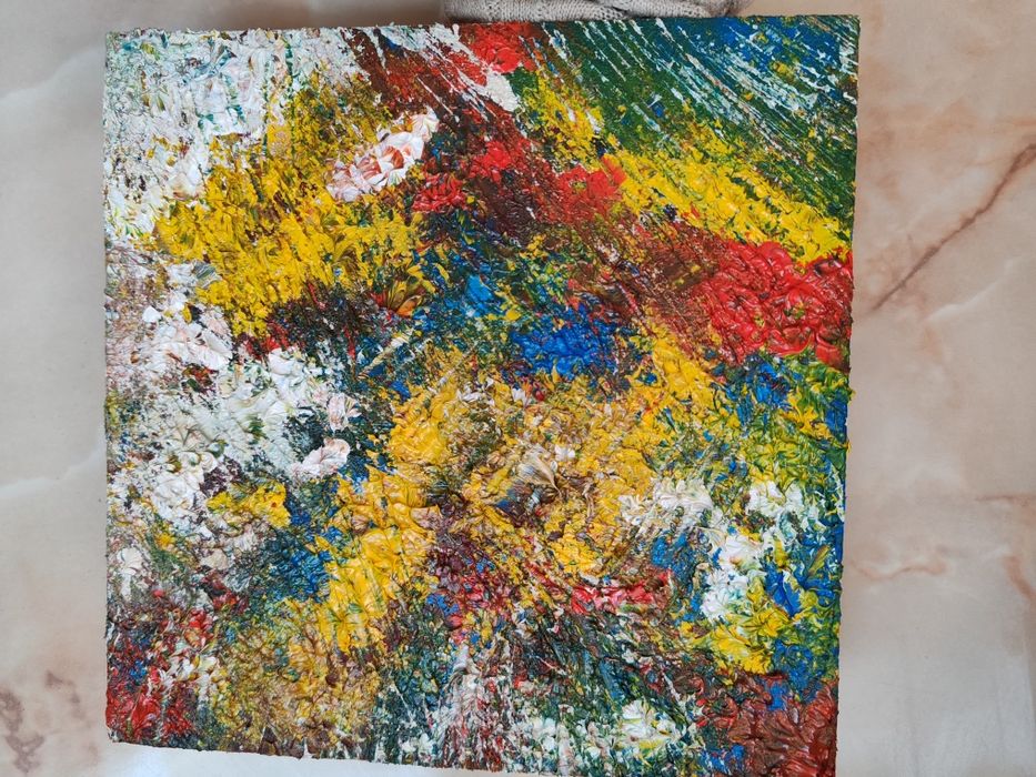 Абстрактна картина с маслени бои