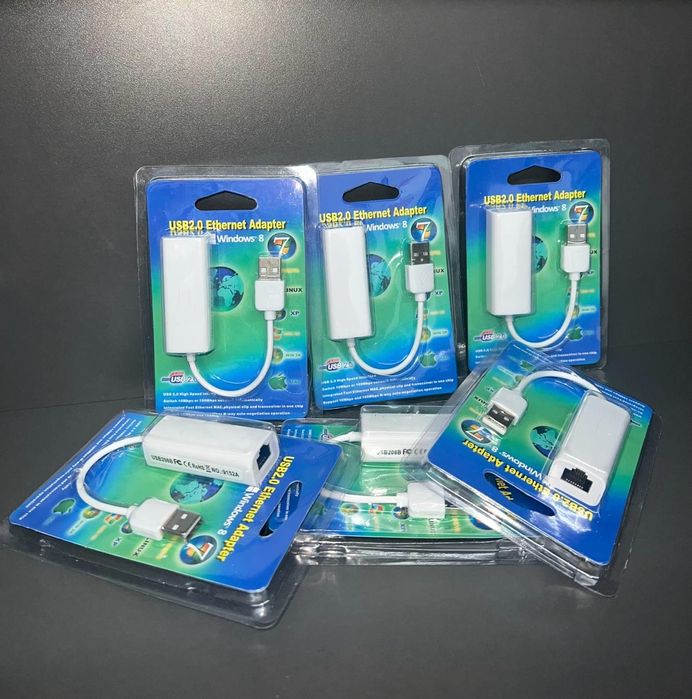 Продам адаптер (переходник) USB to LAN: 2 000 тг. - Комплектующие и ...