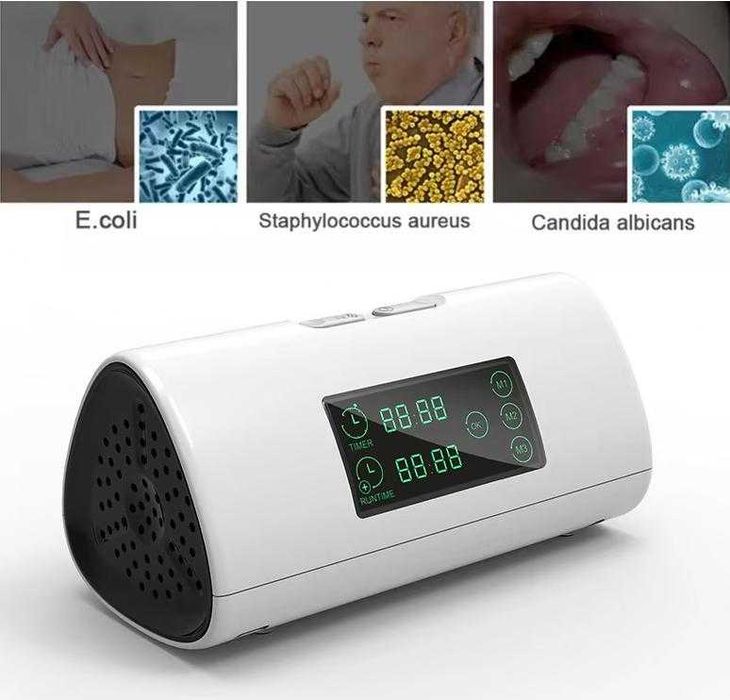 Озонов Дезинфикатор за BiLevel CPAP Апарат за Сънна Апнея Озон Генератор с Чанта и 4 броя Накрайника Озонов Генератор за Почистване на ЦПАП Апарат