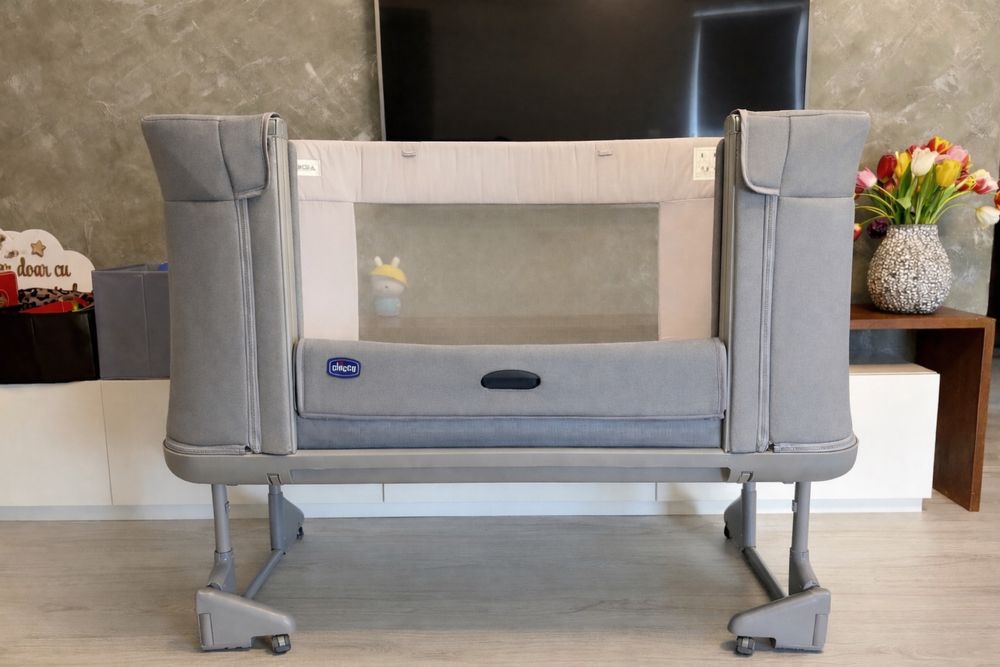 Chicco Next2Me Forever 3 în 1 – Moon Grey (Gri)