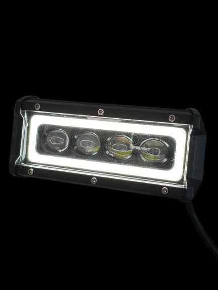 ТОП ОБЯВА Стойка за номер Ролбар с халогени фарове 2 броя по 80W 9-30V