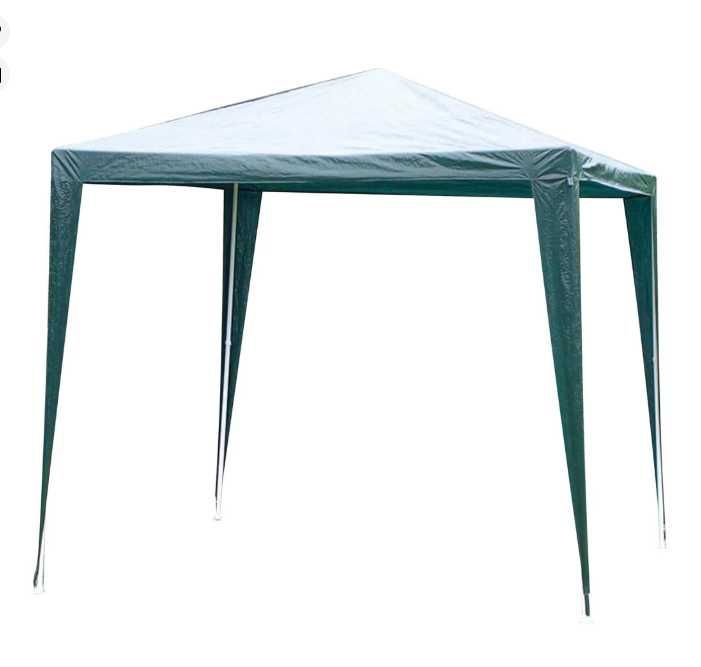 Pavilion CORT Umbrela Umbra Cadru Metal Gradina Terasa Curte Camping Piata Verde 3 x 3 x 2.5 metri LIVRARE GRATUITA