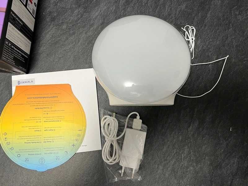 Ceas Deșteptător Inteligent Dekala – Alarmă cu Lumină (Wake-Up Light) și Radio FM