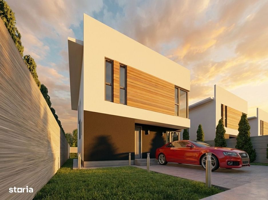 Ansamblu privat de case individuale, 5 camere, Toate utilitatile