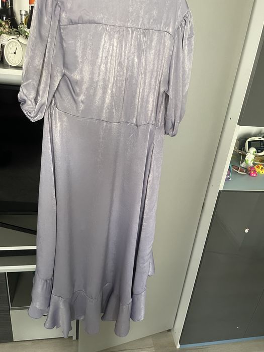 Rochie matase satinata  Flounce London