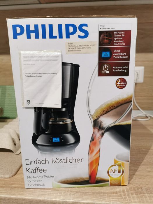 Cafetiera PHILIPS Daily Collection HD7459/20, 1.2l, 1000W,