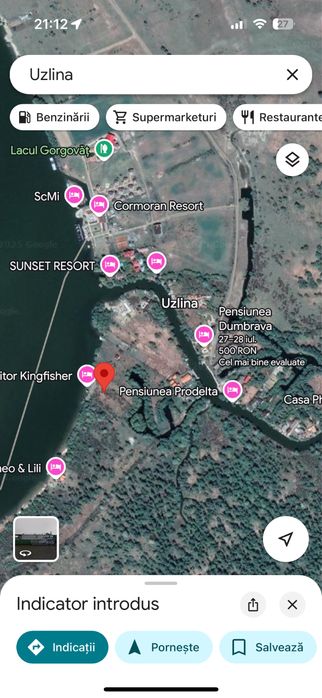 Vand teren Delta Dunarii, localitatea Uzlina 3000m2