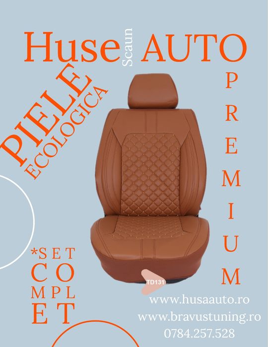 Huse auto PREMIUM PIELE ECO TD Volkswagen, BMW,Mercedes,Audi,Opel