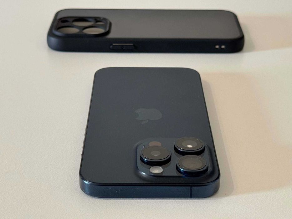 Бартер! iPhone 15 Pro 256GB Blue Titanium (Син) 89% Батерия.