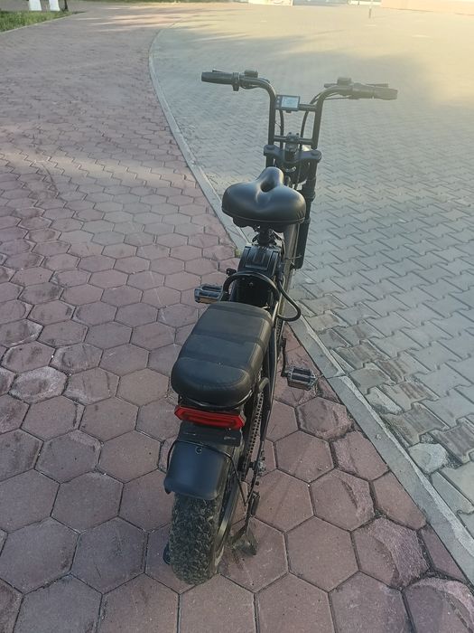 Электровелосипед леопард с двумя аккумуляторами