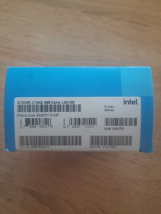Процесор i3-10105f LGA 1200