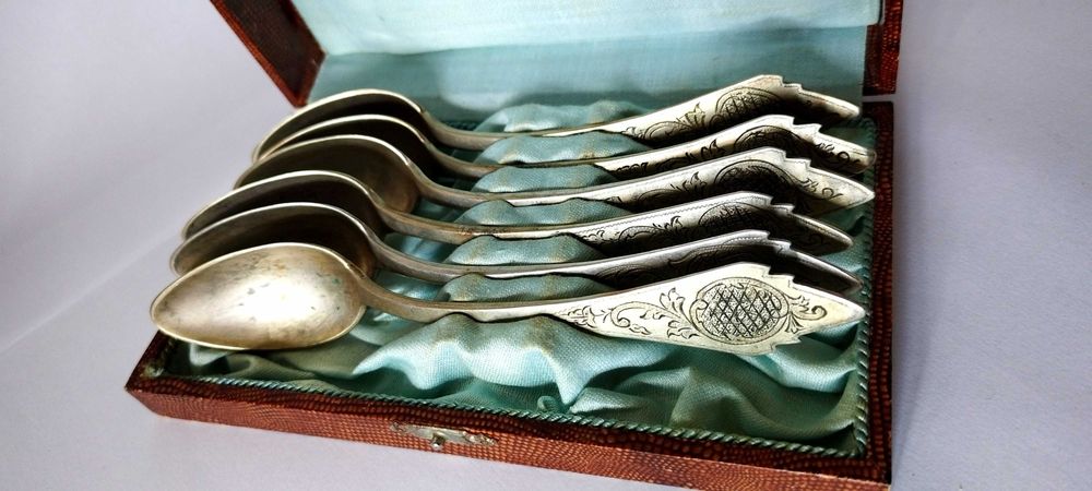 6 lingurițe din argin romania