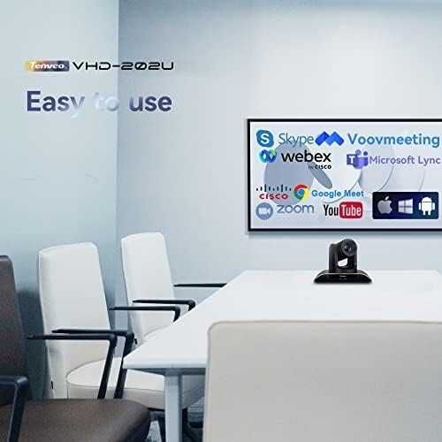 Нова Tenveo PTZ камера 1080P за стрийминг разговори конференция срещи