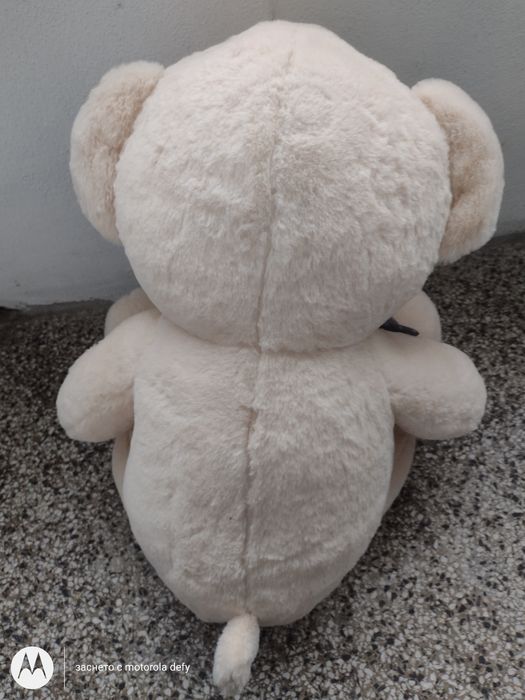 Плюшено мече ГОЛЯМО С ЕТИКЕТ