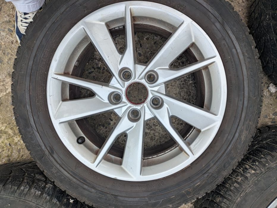 Set 4 roți originale audi a6 cu cauciucuri all season 205/60 R16 92H