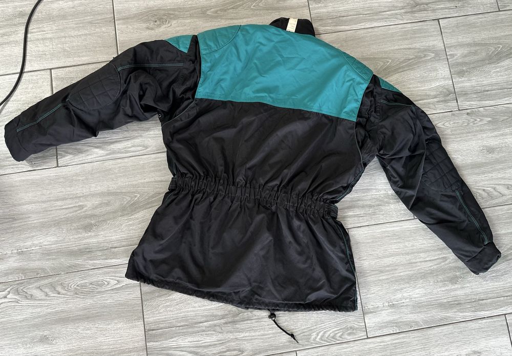 Geaca moto lime negru