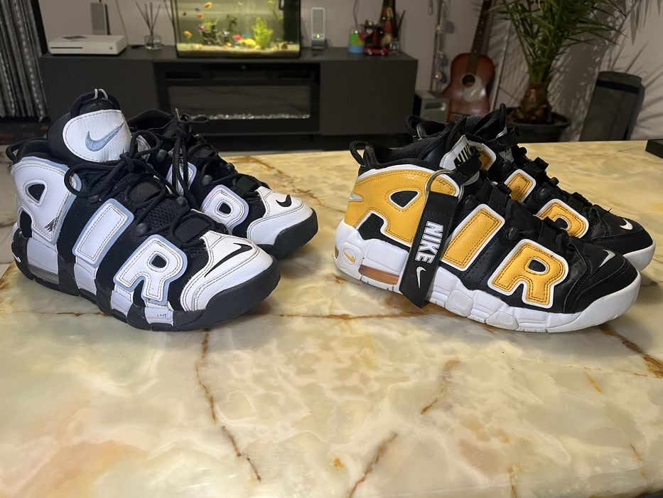 Nike Air More Uptempo ’96 Black/White & BTTHS Yellow – mărimea 39