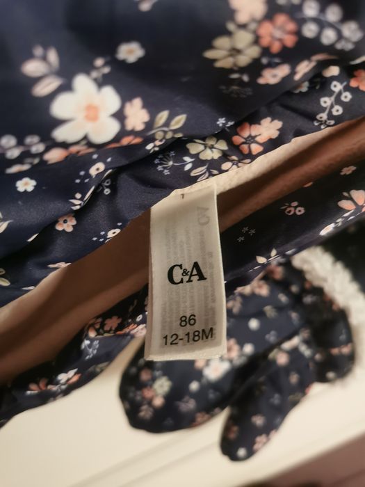 Overall / Salopetă iarnă C&A, fete, 80-86 cm