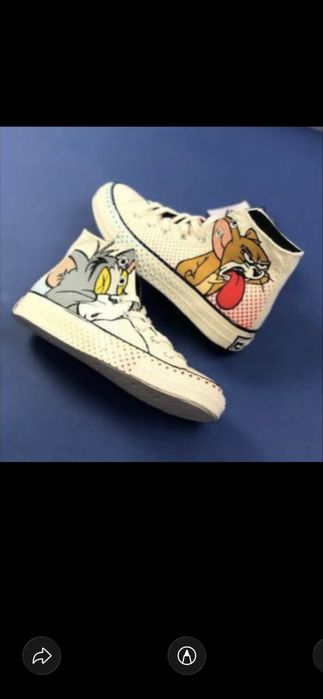 Converse x Tom & Jerry CT70 HI  US 10 канвас (текстиль)  оригинал