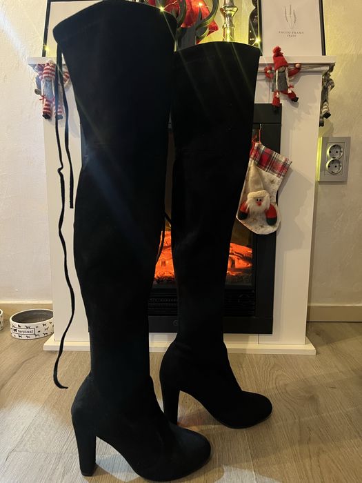 Ботуши от естествен велур