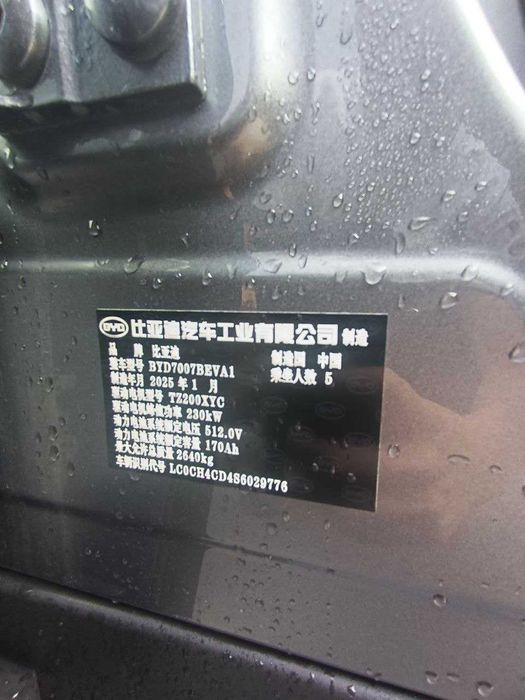 BYD Song L 2025 — 7