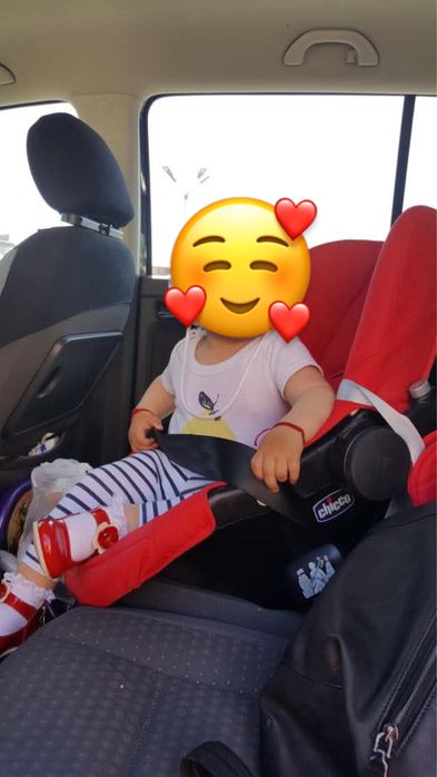 Carucior 3 in 1 Chicco Trio Sprint, cu kit auto, Rosu