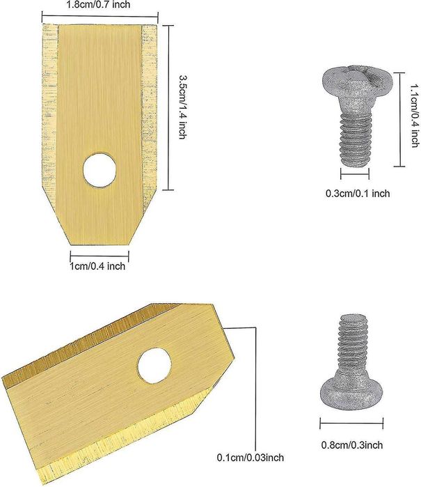 Lame din oțel inoxidabil pentru tuns iarba Husqvarna