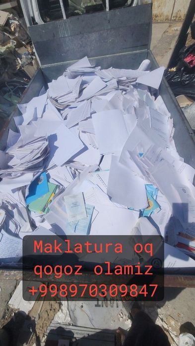 Makalatura, maklatura makulatura olamiz